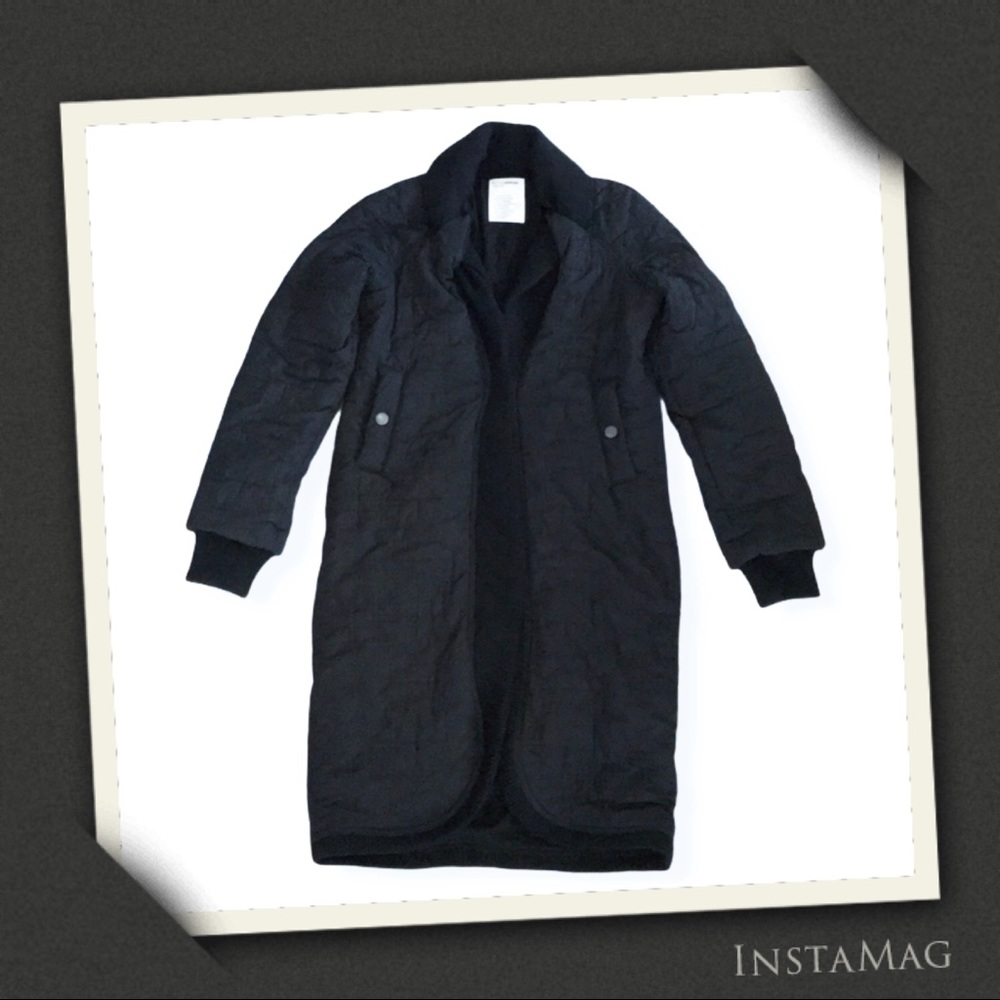 HUSSEIN CHALAYAN Twist Collar Quilted Coat